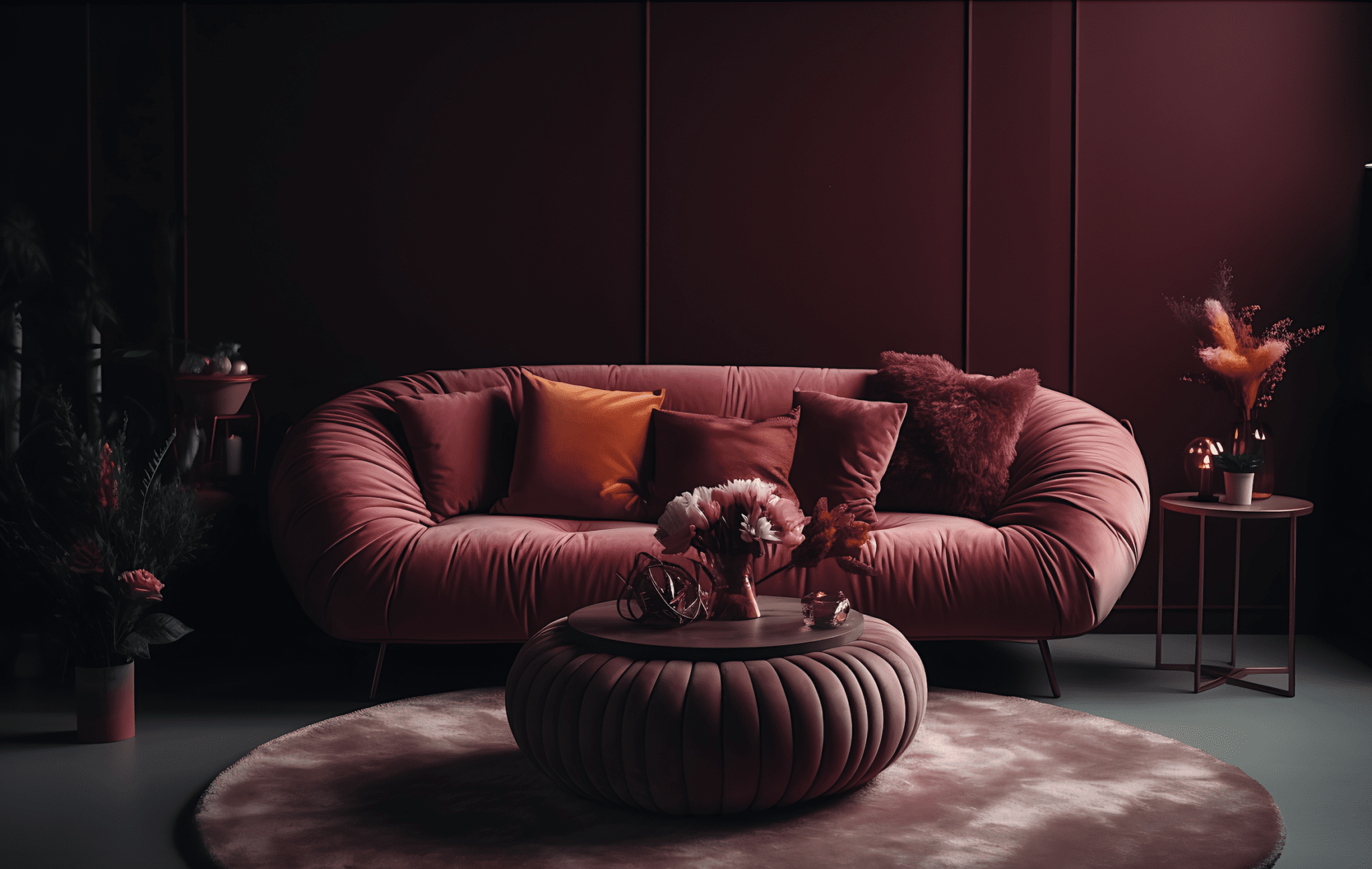 mise en situation de la couleur PLF-952 SYRAH Peinture La Francaise