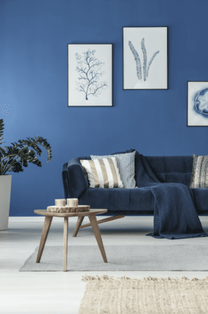 mise en situation couleur PLF-9241 BLEU DE FRANCE Peinture La Francaise