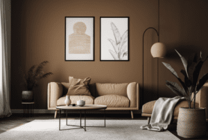 mise en situation couleur PLF-7352 HAVANE Peinture La Francaise
