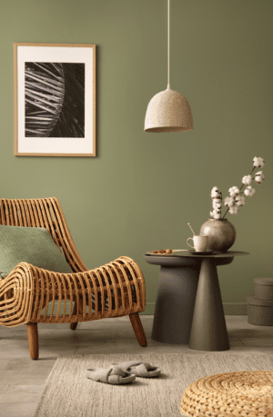 mise en situation de la couleur PLF-949 OLIVE Peinture La Francaise