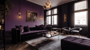 Mise en situation couleur PLF-0152 LIE-DE-VIN Peinture La Francaise
