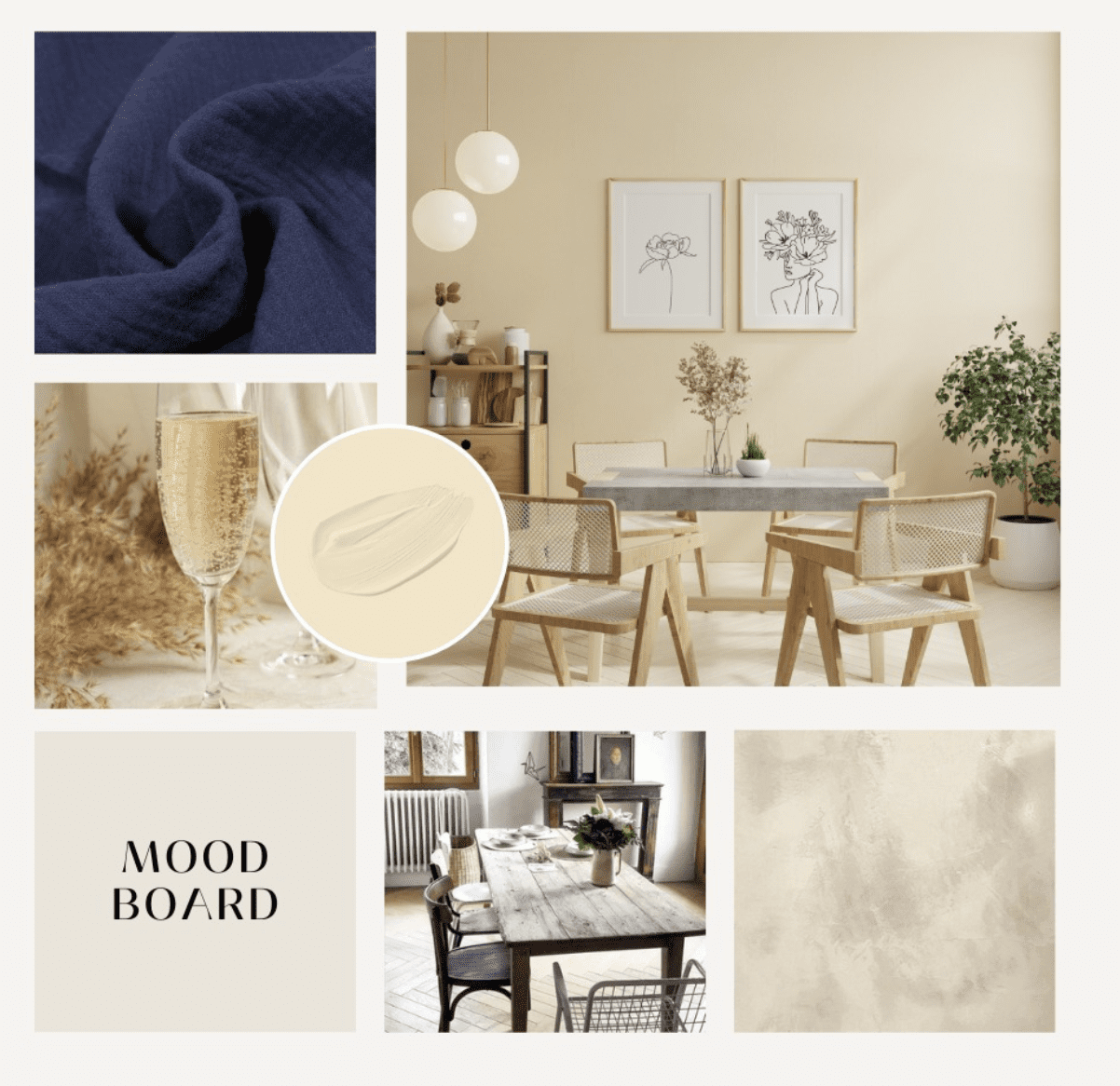 moodboard CHAMPAGNE