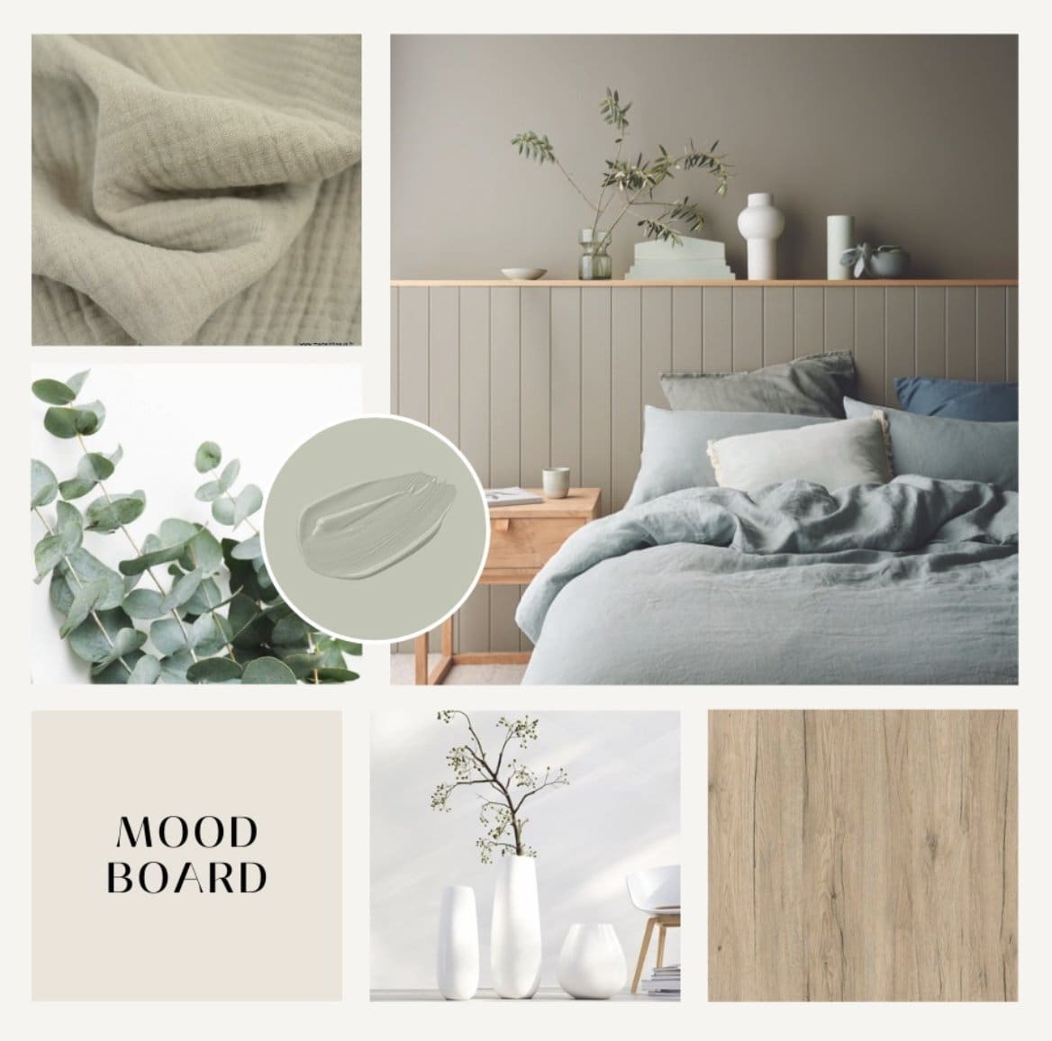 moodboard VERT DE GRIS