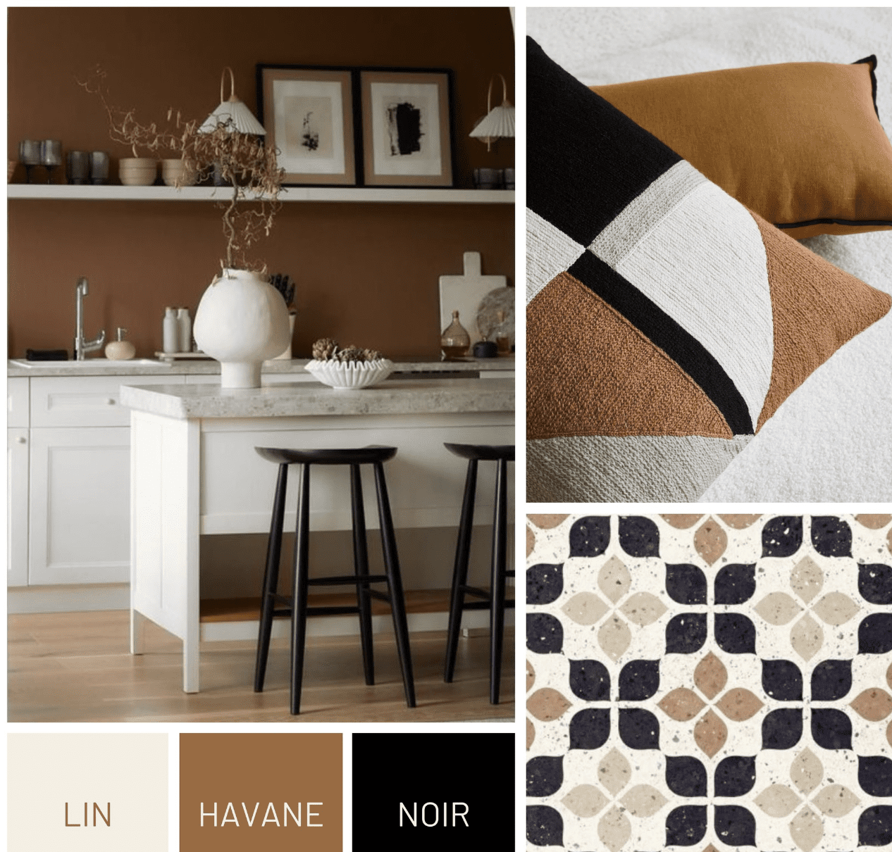 MOODBOARD LIN HAVANE Peinture la Francaise